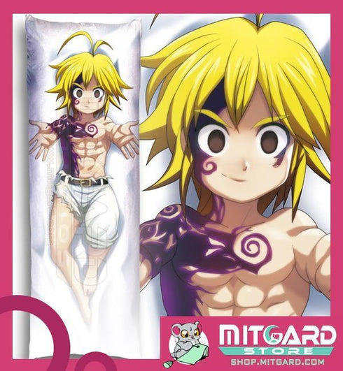 THE SEVEN DEADLY SINS Meliodas Body pillow case Dakimakura - 3